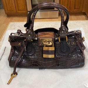 Chloe Crocodile Paddington Bag- Limited Edition